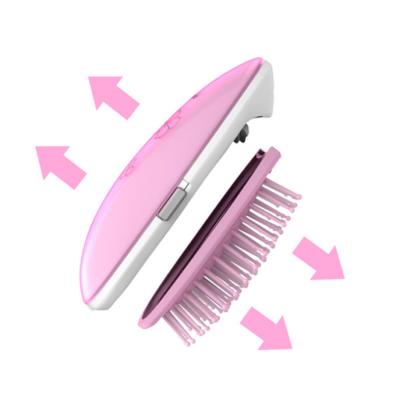 China Wholesale Negative Portable Electric Hair Comb Massage Comb Home and Travel Hot Ion Shunfa Comb for sale