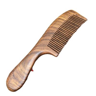 China Home Wholesale High Quality Comb Ebony Sandalwood Comb With Whole Wooden Handle Hair Comb for sale