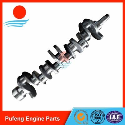 China excavator diesel engine parts, 6BD1 Crankshaft 1123104370 for UH06-5 EX200-1 EX200-2 SH200 for sale