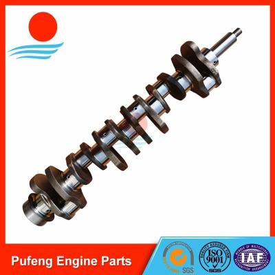 China Mitsubishi diesel engine spare parts 6D34 6D34T forged crankshaft ME300086 for KATO for sale