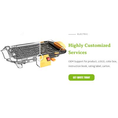 China RV 2000W Indoor Electric BBQ Grills Home Wholesale for sale