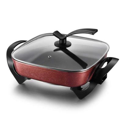 China RV Touch Electric Grill Pan Hot Pot Cooking Multifunction Electric Stove for sale