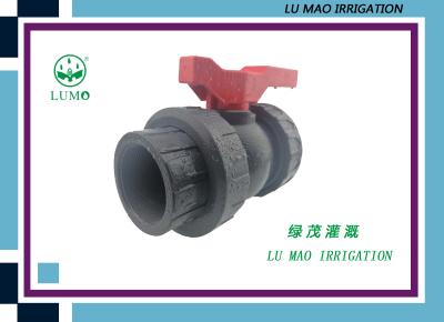 China 50mm PVC Ball Valve Lightweight , Drip Irrigation Ball Valve Shut Off for sale