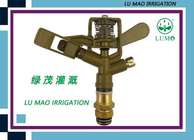 China 1/2 Inch Rotating Impulse Sprinkler Head Flow Rate 440 l/h - 2380 l/h for sale