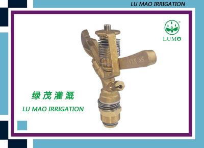 China Heavy Duty Brass Impact Lawn Sprinklers Full Circle Wide Range for sale