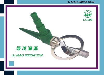 China Metal Spike Home Lawn Sprinkler / Low Pressure Lawn Sprinkler Plastic for sale