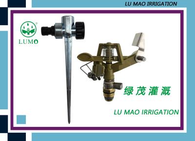 China Part Circle Agricultural Water Sprinklers Watering Irrigation with Zinc Spike for sale