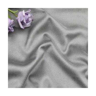 China Hot selling anti pill good quality 86%poly 14%sp textile polyester fabric for clothing for sale