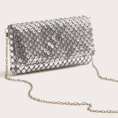 China Fashion Handmade Purse High Quality Factory Wholesale Luxury Shiny Women's Shiny Bag for sale