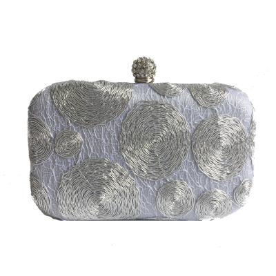 China Metal And Fabric Various Promotional Goods Using Fashion Women Dinner Bag Evening Clutch Bag for sale