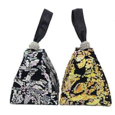 China 2022 Hot Selling Fashion Good Quality Metal and Fabric Women Glitter Dinner Bags Evening Clutch Bags for sale