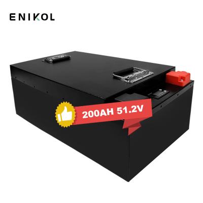 Chine Énergie à domicile Batterie de panier de golf de 48 V Système solaire de 10 kW 200h Batterie au lithium Lifepo4 à vendre