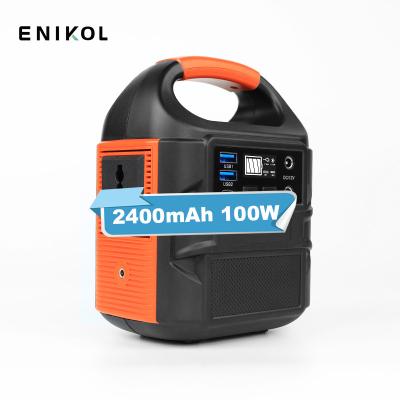 Cina 88.8wh Batteria al litio Generatore di energia solare portatile 100W Mini Centrale di energia solare in vendita