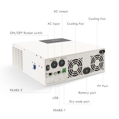 중국 3000W 태양광 인버터 충전 컨트롤러 태양 에너지 48V 하이브리드 인버터 가정용 판매용