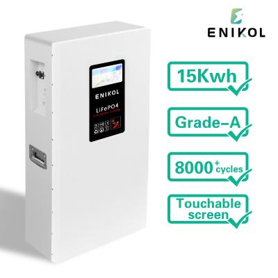 Chine Rechargeable Li Ion Battery 51.2V Wall Mounted LiFePO4 Battery With Touchable Screen à vendre