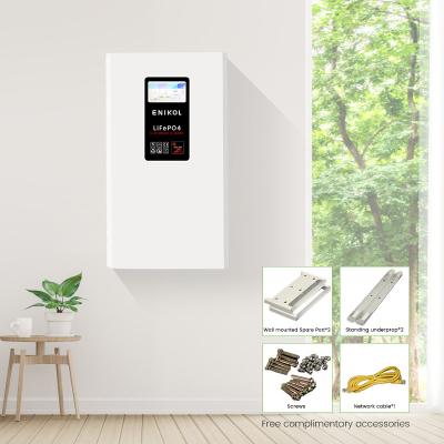 China 48V 300AH LiFePO4 Battery 15kw 51.2v Floor Standing/Wall Mounted Built In BMS for sale