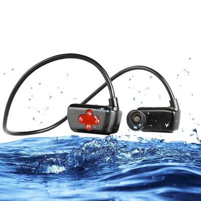 China Handsfree 4-in-1 IPX8 Multifunctional Waterproof Card MP3 Player Earphone with 16G Memory for Swimming MP3 for sale