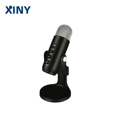 China Xiny Game Studio Microphone Condenser Portable Professional PC MAC USB Live MIC Microphone for sale