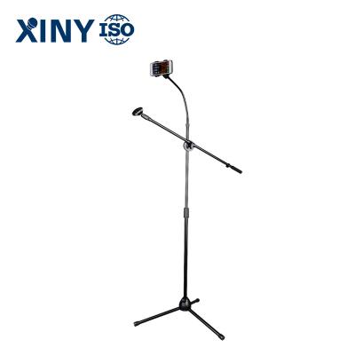 China Metal+ABS Mic Arm Microphone Stands Can Be Fitted Mic Stand Holder Microphone Stand for sale