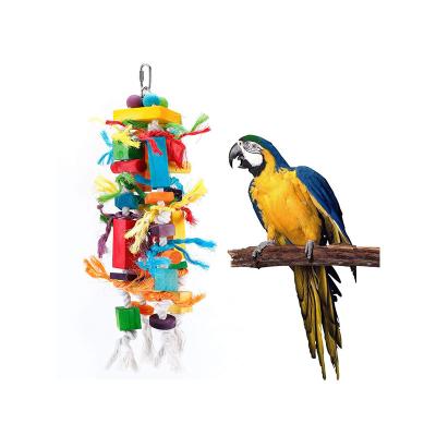 China Competitive Price Good Quality Stocked Grind Beak Cage Accessories Bird Toys For Parrot for sale