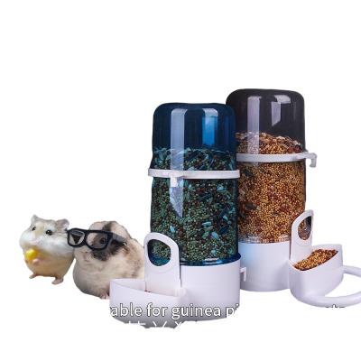 China Automatic PVC Material Hamster Automatically Eats A Variety Of Rat Food Large Capacity Feeder With Large Opening for sale