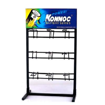 China Sheves Retail Mobile Display Iron Corrosion Protection Display Rack Hanging Battery Racks Customized for sale