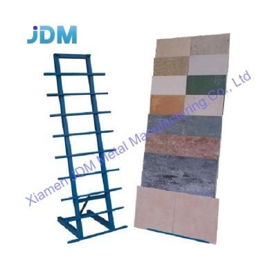 China Floor Tiers Tile Display Rack Rack Shelf Board Ceramic Tile Display Rack For Building Materials Store Stone Display for sale