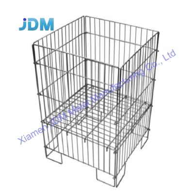 China Floor Stand Products Promotion Wire Bin Bulk Display Heavy Strong Metal Dump Table For Supermarkets for sale