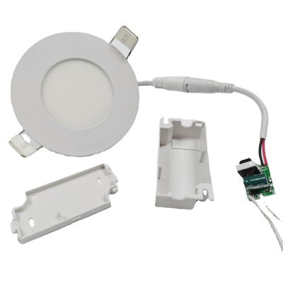 China Raw Materials 85mm Parts 3w 6w 9w 12w 15w 18w Round SKD 24w Recessed Panel Light for sale