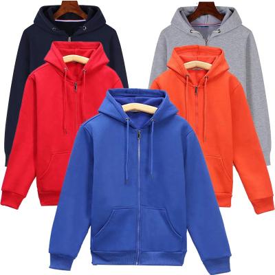 China Anti-Shrink Drop Shipping Unisex Zipper Up Custom Hoodies Autumn Winter Hoodie Zipper Men's Zipper Men's Hoodies for sale