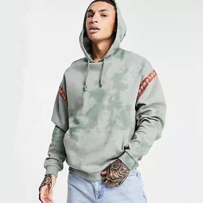 China Custom Anti-Wrinkle OEM Manufacturers For Customs Hoodies Tie Dye Copy Embroidered Mens Sweatshirt 100% Cotton for sale