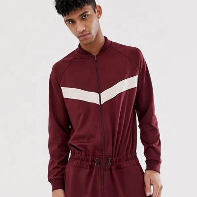 China Custom made mens tracksuits chevron sweatsuit chest antibacterial overalls design tracksuit sets for men for sale