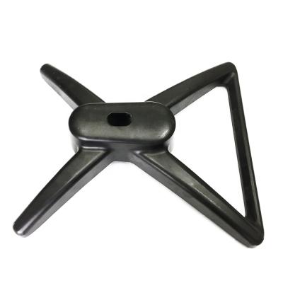 China High Quality Furniture Ruiquan Aluminum Die Casting Furniture Part For Office Black Chair Support Base for sale