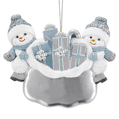 China Personalized Family Snowman Ornaments for sale