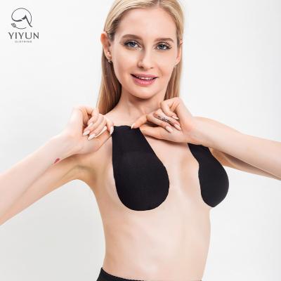 China Factory individual invisible waist lift bra silicone adhesive seamless plus strapless sticky backless wholesale QUICK DRY bra for sale