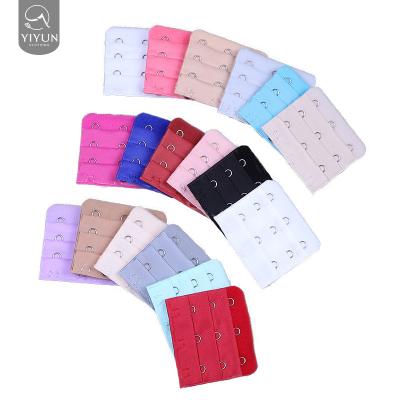 China Two-row-hooks underwear accessories bra hook-and-eye hook-and-eye bra extension back loop three-breasted band underwear accessories for the bra for sale