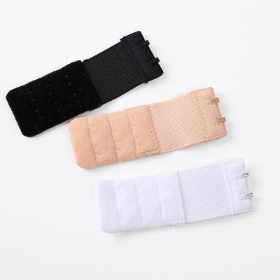 China YIYUN Factory Wholesale 3*2 Reusable Bra Strap Hooks Extension Elastic Buckle Women Supplement Bra Nylon Bra Accessories for sale