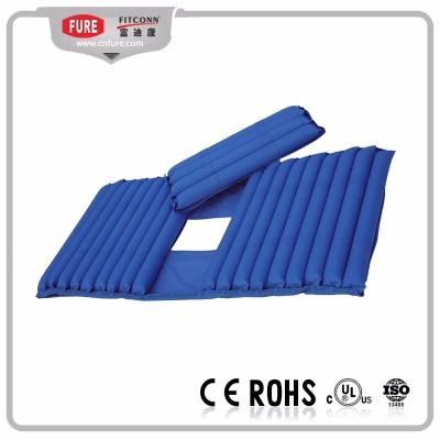 China custom made alternating pressure air mattress with pump and toilet hole Te koop