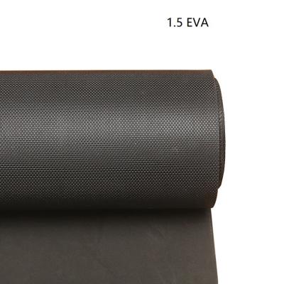 China 1.5mm High Density Foam Underlay Sound Proofing Comfort Step Black Foam Underlay for sale