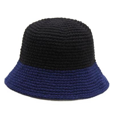 China Casual Winter Knitted Bulk Bucket Hats With Custom Logo for sale