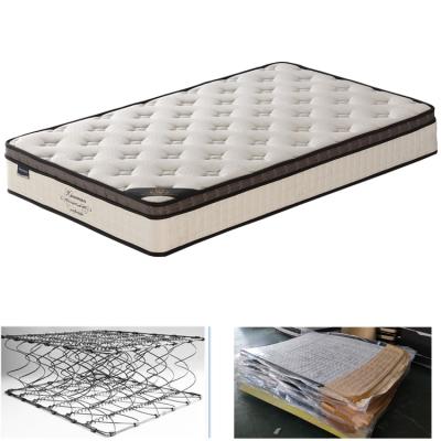 China High Quality Hypoallergenic Soft Queen 10 Inch Single King Double Spring Well Bedroom Mattress Box Spring Sleeping Comfort for sale