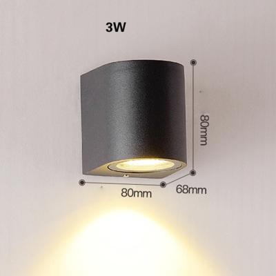 China Modern 12w e27 wall light fixture outdoor down light hotel bedside wall light for sale