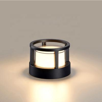 China Round Polycarbonate LED Shape Garden Wall Light IP65 Aluminum Waterproof Wall Light For Garden Park Yard for sale