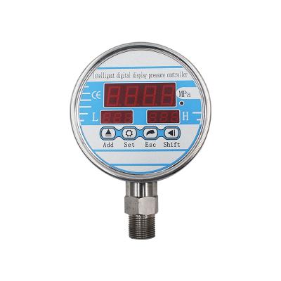 China Stainless Steel Case Digital Pressure Gauge Digital Pressure Gauge Contact Electric Pressure Gauge for sale