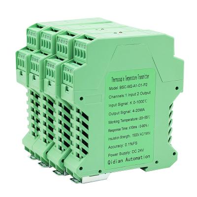 China BSC Thermocouple Transmitter LED DIN Rail TC Temperature Transmitter Temperature Indication BSC for sale