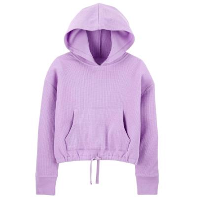 China Autumn Spring Breathable Toddler Girls Drawstring Thermal Hoodie New Style Breathable for sale