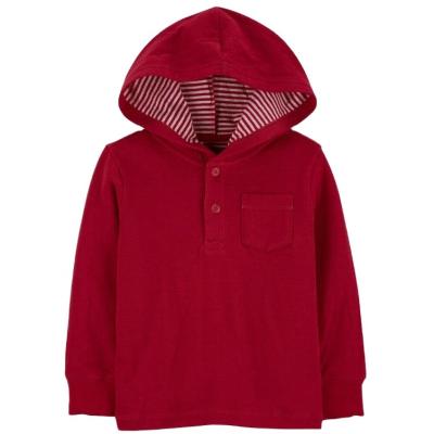 China Breathable Breathable Custom Design Autumn Winter Toddler Boys Double Knit Cotton Hoodie for sale