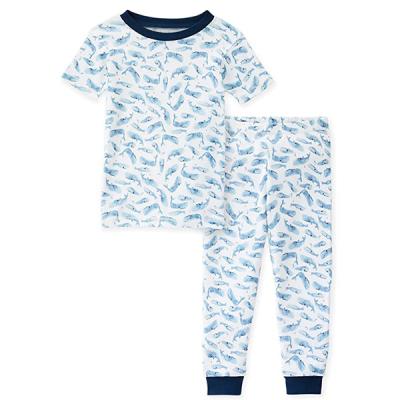 China Baby Clothes Anti-Shrink Anti-Shrink Toddler Clothes Boys Girls Clothes Sets Short Sleeves Clothing Set for sale