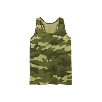 China Summer Racerback Breathable Stylish Babies Fitted Tank Top for sale