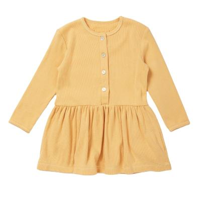 China Autumn Toddler Girls Breathable Solid Color Tank Top Fashionable Dress for sale